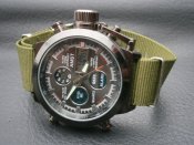 Годинник чоловічий спортивний Mílitary AMST 3003C Black-Green.