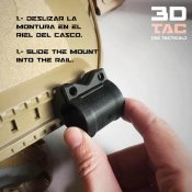 Держатель фонарика на шлем каску м-лок mlok m-lock mlock баллистический