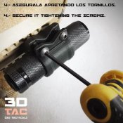 Держатель фонарика на шлем каску м-лок mlok m-lock mlock баллистический
