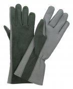 USGI Nomex Flight Gloves Sage Green - Summer Flyers Glove GS/FRP-2. 10