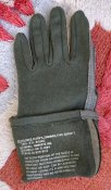USGI Nomex Flight Gloves Sage Green - Summer Flyers Glove GS/FRP-2. 10