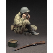 Набор из 11-ти фигур советских солдат 40-х гг, модельная смола.