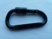 Карабин из алюминия D-Ring, брелок цвет камуфляжный