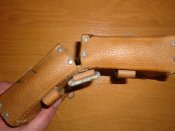 Подсумок Gewehr 43, кожа-шагрень, клеймо Ros 1944