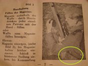 Подсумок Gewehr 43, кожа-шагрень, клеймо Ros 1944