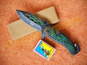 Складной тактический нож Dark Side стеклобой стропорез Frame Lock 21 см