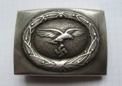 Бляха пряга пряжка Luftwaffe Люфтваффе стальная клеймо BG + зацеп