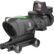 Trijicon 4x32 ACOG Dual Illuminated Riflescope and 3.25 MOA Red Dot Type 2 RMR Sight Kit (DI .223 Gr