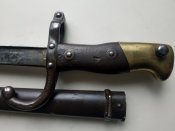 Штык образца 1874 года к винтовке системы Гра. Франция Третья Республика.