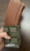 Подсумки molle для магазинов ак/акм/ак74/ар15 открытые полимерные