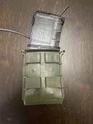 Подсумки molle для магазинов ак/акм/ак74/ар15 открытые полимерные
