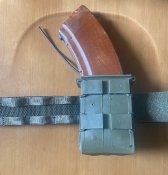 Подсумки molle для магазинов ак/акм/ак74/ар15 открытые полимерные