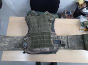 Бронежилет Корсар М3м с кевларом по торсу и боковые кевларовые и защита шеи Бу