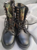 Берці 43р.Шкіра.Flecktarn.Gore-Tex.Нові.