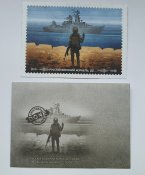 Конверт и открытка русский корабль всё 2022 год
