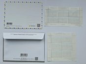 Комплект марок F W русский корабль всё марки два блока, открытка, конверт