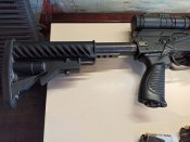 Сайга-12К в тактическом обвесе