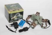 Тактический камуфляжный налобный фонарик WD121 (1334)