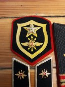 Погоны шеврон петлицы УА, связист, 91 года дембель
