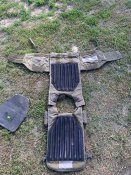 Свинособачий бронежилет 6Б45 со следами осколков с побитой плитой.