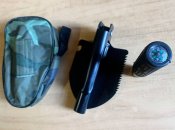 Туристическая складная саперная лопата 5 в 1 в чехле