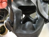Противогаз с питьевой системой__маска + фильтр в противопылевом чехле + крышка фляги + сумка (2 шт.)