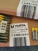 Батарейки Varta AAA 10шт. Made in Germany