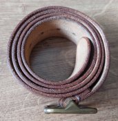 Ремень офицерский, кожа, размер 100, 1979 г, б/у, армия ВС Швейцарии