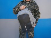 Рюкзак Travel Bag 25 літрів, чорно - сірий.