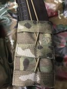 Подсумок на 3 магазина АК Tasmanian Tiger Mag Pouch  Multicam fast (2 шт.)
