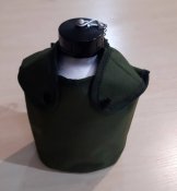 Французская фляга M-47, с металлической кружкой в термочехле. Mil-Tec, Германия.