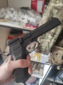 Пневматичний пістолет Байкал МР-651К (з барабанчиком)