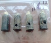 11,2 мм. патрони гассер 4шт. Лот1