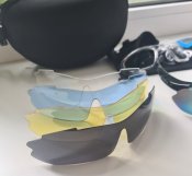 Тактические очки с поляризацией и 5 сменных линз