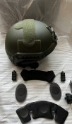 Тактичний шолом класу IIIA Ops-Core FAST High Cut надвисокомолекулярний поліетилен (1 шт.)