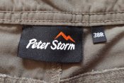 Трекинговые брюки Peter Storm, штаны-шорты, 2 в 1, размер 38R, олива, склад, Мьянма