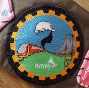Пояс с нашивки, 9 шт: Guide Challenge, британский скаут, пластун, Великобритания