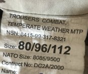 Штаны брюки Temperate weather MTP - 80/96/112  - замеры в описании