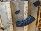 Внутрянка стального магазина АК 7.62. металл.