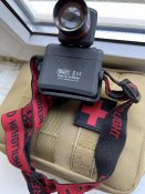 Аптечка під кріплення Molle+налобний ліхтарик