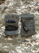 Тактичні рукавиці військов Oakley олива (репліка)