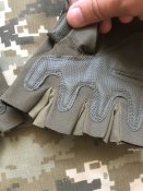 Тактичні рукавиці військов Oakley олива (репліка)