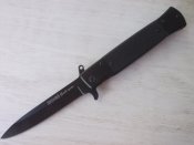 Нож складной полуавтомат SOG  черный