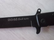 Нож складной полуавтомат SOG  черный