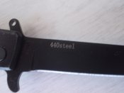 Нож складной полуавтомат SOG  черный