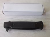 Нож складной полуавтомат SOG  черный