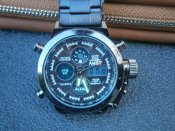 Годинник чоловічий спортивний Mílitary AMST 3003C Metall All Black