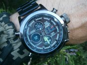 Годинник чоловічий спортивний Mílitary AMST 3003C Metall All Black