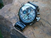 Годинник чоловічий спортивний Mílitary AMST 3003C Metall All Black