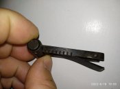 Прицельная планка с пружиной и штифтом